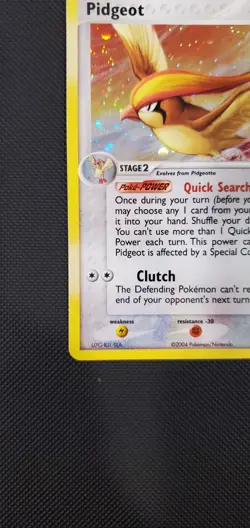 Pidgeot 10/112 Holo EX Fire Red & Leaf Green Pokemon Card 2004 TCG - NM - Image 5