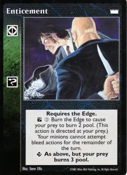 Enticement [LotN set] - VTES card - Image 1