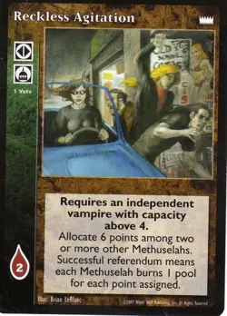 Reckless Agitation [LotN set] - VTES card - Image 1