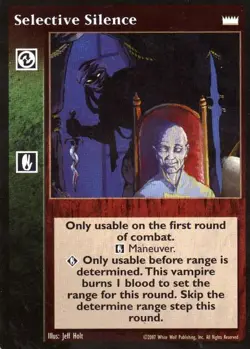 Selective Silence [LotN set] - VTES card - Image 1