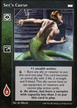 Set's Curse [LotN set] - VTES card - Image 1
