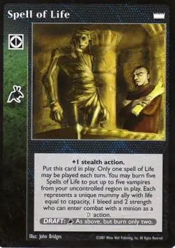 Spell of Life [LotN set] - VTES card - Image 1