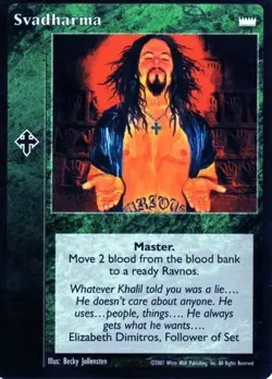 Svadharma [LotN set] - VTES card - Image 1