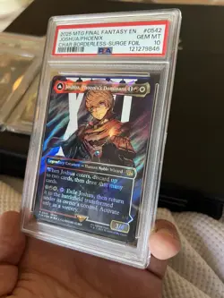 PSA 10 Gem Mint - Joshua, Phoenix's Dominant Borderless - Surge Foil - FCA MTG - Image 2