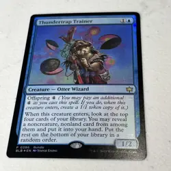 Thundertrap Trainer Promo Foil Bloomburrow MTG 0386 - Image 1