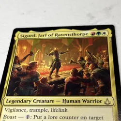 Sigurd Jarl of Ravensthorpe MTG Universes Beyond: Assassin's Creed 066 Rare - Image 4