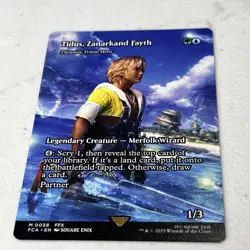 Tidus Zanarkand Fayth - Thrasios Triton Hero Showcase Final Fantasy 0058 MTG - Image 1
