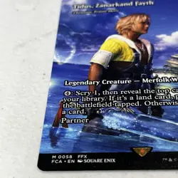 Tidus Zanarkand Fayth - Thrasios Triton Hero Showcase Final Fantasy 0058 MTG - Image 2