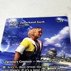 Tidus Zanarkand Fayth - Thrasios Triton Hero Showcase Final Fantasy 0058 MTG - Image 4