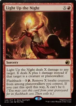 146/277 LIGHT UP THE NIGHT RARE INNISTRAD: MIDNIGHT HUNT MTG CARD - Image 1