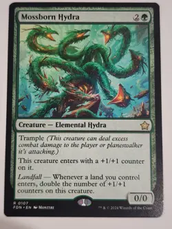 1x MTG Mossborn Hydra - Foundations (FDN) #107 - Magic the Gathering - Image 1