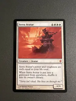 Magic the Gathering MTG Serra Avatar (21) Commander 2013 LP White - Image 1