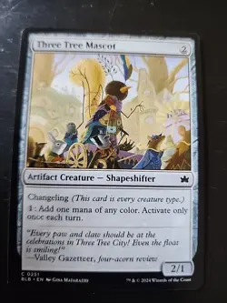 MTG Magic The Gathering: Three Tree Mascot #0251 Bloomburrow NM - Image 1
