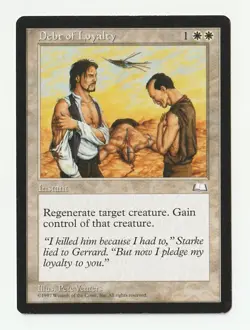 MTG Debt of Loyalty LP Weatherlight WTH Reserved List Magic card free ship 2A - Image 1