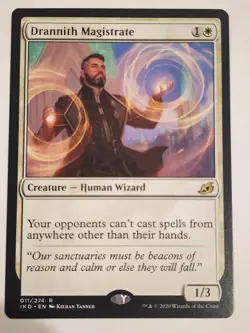 X 1 Drannith Magistrate Mint Ikoria Lair of Behemoths 011 MTG Magic - Image 1