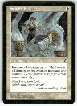 SAMITE BLESSING (COMMON) MTG STRONGHOLD - Image 1