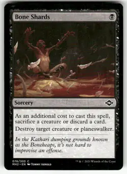 BONE SHARDS #76 (COMMON) MTG MODERN HORIZONS 2 - Image 1