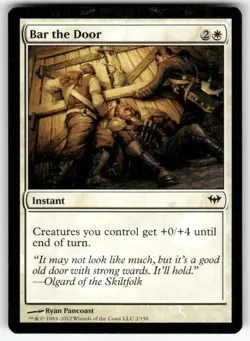 BAR THE DOOR #2 (COMMON) MTG DARK ASCENSION - Image 1