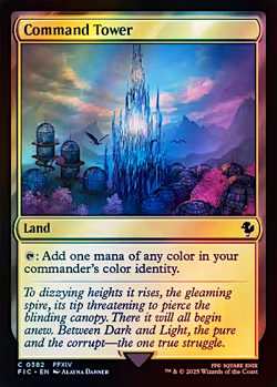 Command Tower Surge Foil - FIC 0382 NM - MTG Magic - Image 1