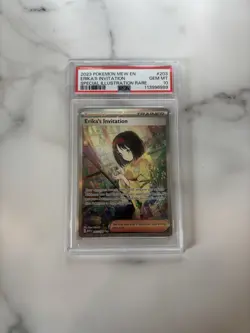 Erika's Invitation Special Illustration Rare Pokemon 151 PSA 10 Gem Mint SIR SAR - Image 1