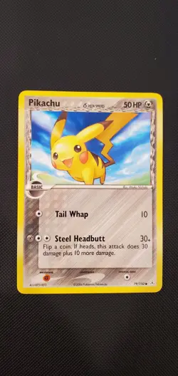 Pikachu (Delta Species) 79/110 Holon Phantoms Pokemon TCG LP 79/110 - Image 1