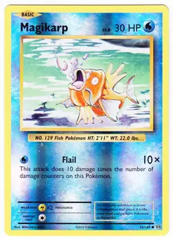 2016 Pokemon XY Evolutions Magikarp Reverse Holo #33/108 - Image 1