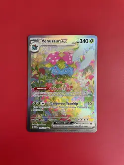 Pokemon Venusaur ex 198/165-Scarlet & Violet 151 Illustration Rare (Pack Fresh) - Image 2