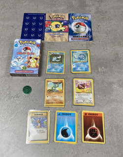 POKEMON TCG Water Blast! 1999 WOTC Theme Deck Holo Vaperon COMPLETE & Boxed - Image 1