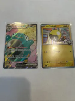 Pokemon TCG Ionos Bellibolt EX SVP 194 Journey Together Promo Tadbulb Cosmo Holo - Image 1
