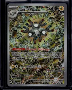 Pokemon TCG Magneton 159 Scarlet & Violet Pokemon Center Promo NM - Image 1