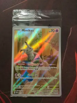 Pokemon Mimikyu 075 Illustration Rare Holo Black Star Promo SVP Sealed NM - Image 1