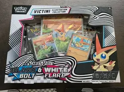 Black Bolt & White Flare Victini Illustration Collection + X2 Tech Sticker Packs - Image 2