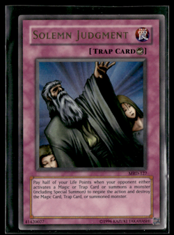 Yugioh Solemn Judgment MRD-127 Original 2002 Unlimited DMG Ultra Rare - Image 1