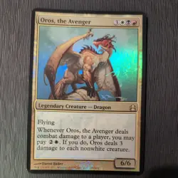 Oros, the Avenger OVERSIZED FOIL MP Commander 2011 CMD MtG - Image 1
