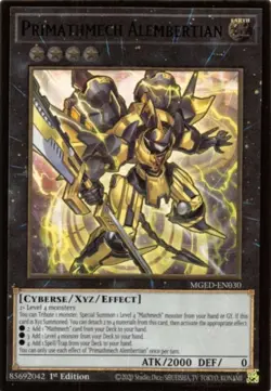 Primathmech Alembertian - MGED-EN030 - Premium Gold Rare - 1st Edition NM YuGiOh - Image 1