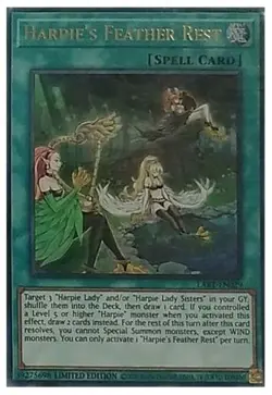 Harpie's Feather Rest - LART-EN029 - Ultra Rare - Limited Edition NM YuGiOh! Yu - Image 1