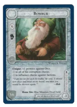 1995-1996 Middle Earth CCG MeCCG - BOMBUR - Tolkien LOTR TCG Card - Image 3