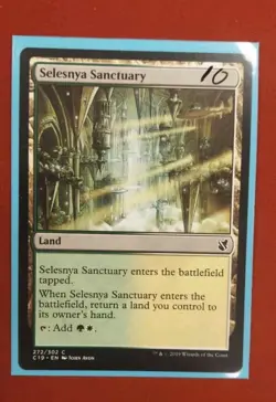 Selesnya Sanctuary #272 (NM) Commander 2019 C19 Magic MTG - Image 1