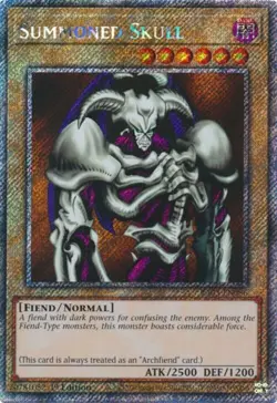 Summoned Skull - RA03-EN086 - Platinum Secret Rare - 1st Edition NM YuGiOh! Qua - Image 1