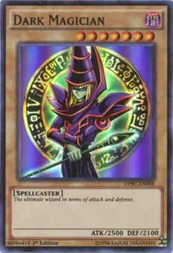 Dark Magician - DPBC-EN008 - Super Rare - 1st Edition LP YuGiOh! Duelist Pack: - Image 1