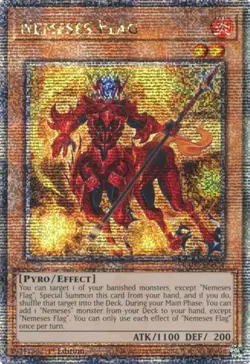 Nemeses Flag - RA03-EN024 - Quarter Century Secret Rare - 1st Edition NM YuGiOh! - Image 1