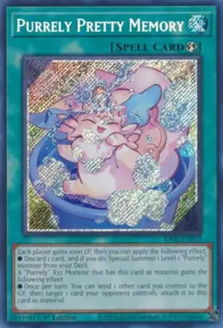 Purrely Pretty Memory - RA02-EN072 - Secret Rare - 1st Edition NM YuGiOh! 25th - Image 1