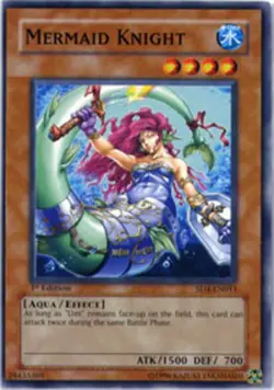 Mermaid Knight - SD4-EN011 - Common - 1st Edition LP YuGiOh! Structure Deck: Fu - Image 1