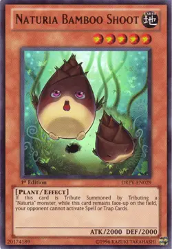 Naturia Bamboo Shoot - DREV-EN029 - Ultra Rare - 1st Edition NM YuGiOh! Duelist - Image 1