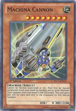 Machina Cannon - PRC1-EN011 - Super Rare - 1st Edition NM YuGiOh! YGO MISC - Image 1