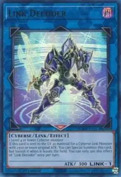 Link Decoder - BLMR-EN013 - Ultra Rare - 1st Edition NM YuGiOh! Battles of Lege - Image 1