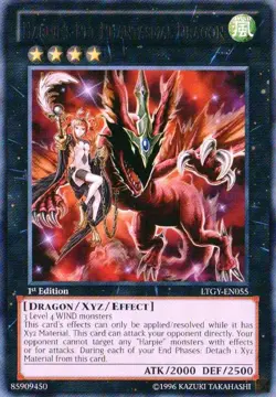 Harpie's Pet Phantasmal Dragon - LTGY-EN055 - Rare - Unlimited Edition LP YuGiOh - Image 1