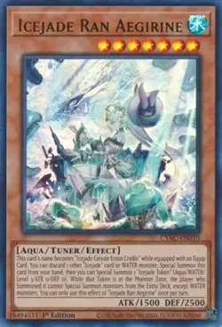 Icejade Ran Aegirine - CYAC-EN010 - Ultra Rare - 1st Edition NM YuGiOh! Cyberst - Image 1