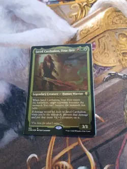 Jared Carthalion, True Heir Foil Etched MTG Commander Legends - Pack Fresh - - Image 1