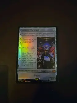 Summon: Bahamut 0001 Mythic FOIL: Final Fantasy MTG (NM) - Image 1